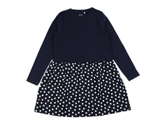 Name It dark sapphire prikket kjole